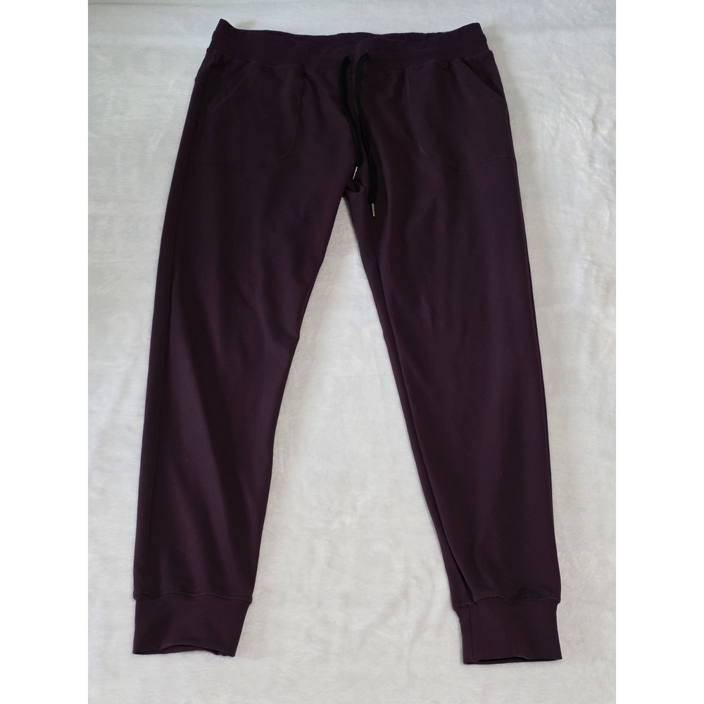 ZYIA Active Womens XL Plum Purple Peak Zipper Jogger Pant Active Casual - Picture 3 of 8